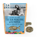 Cod Skins Medallions with Pumpkin (100g)