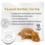 Vegetable & Peanut Butter Turtle Chew For Dogs